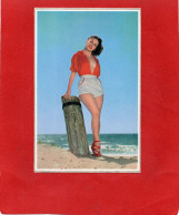 PIN-UPS Sur La Plage--voir 2 Scans - Pin-Ups