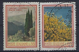 Italy 1968  Flora (o) Mi.1292-1293 - 1961-70: Gebraucht