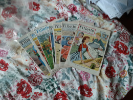 Lot De 26 Magazines "Fillette" 1954 à 1956 - Fillette