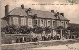 60 LA CROIX SAINT OUEN - La Mairie Et Les Ecoles - Andere & Zonder Classificatie