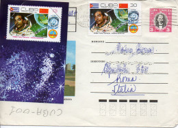 Philatelic Envelope With Stamps Sent From CUBA To ITALY - Brieven En Documenten