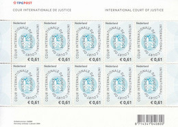 2004 Netherlands 61c International Court Of Justice Hague Law Legal Miniature Sheet Of 10  MNH @ BELOW FACE VALUE - Dienstmarken