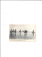 CARTE POSTALE 76 LE GREPORT A LA MER BATEAUX DE PECHE AU LARGE VOYAGEE - Autres & Non Classés