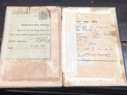 SOUTH VIET NAM -OLD-ID PASSPORT -name-BA LUU MIENG-1963-1pcs Book - Colecciones