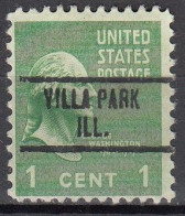 USA LOCAL Precancel/Vorausentwertung/Preo From ILLINOIS - Villa Park - Type 734 - Precancels