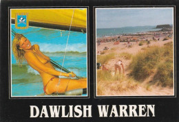 Saucy Devon, Nude Girl, Dawlish Warren - Unused Postcard - SDev - Otros & Sin Clasificación