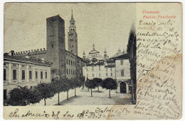 CREMONA - PIAZZA PESCHERIE - 1916 - Vedi Retro - Formato Piccolo - Cremona