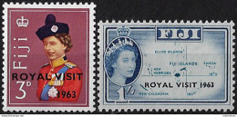 1963 Fiji Royal Visit 2v. MNH SG N. 326/27 - Sonstige & Ohne Zuordnung