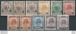 1923 Somalia F.lli Del 1907 Sopr. 11v. MNH Sassone N. 34/44 - Other & Unclassified