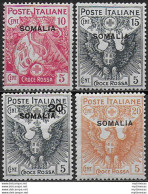 1916 Somalia Croce Rossa 4v. MNH Sass. N. 19/22 - Otros & Sin Clasificación