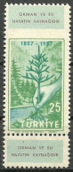 Turkey; 1957 Centenary Of The Instruction Of Forestry In Turkey ERROR "Shifted Perf." - Unused Stamps