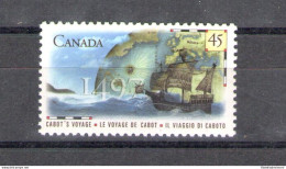 1997 Canada "500° Anniversario Sbarco Giovanni Caboto In Canada" Emissione Congiunta - 1 Valore MNH** - Gemeinschaftsausgaben