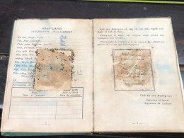 SOUTH VIET NAM -OLD-ID PASSPORT-name-LAM SON BONG-1958-1pcs Book - Colecciones