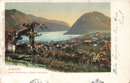 CPA Lugano-Monte Salvatore E Monte Generoso-Timbre     L2902 - Lugano