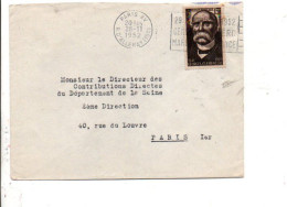 N° 918 SEUL SUR LETTRE 1952 - 1921-1960: Modern Period