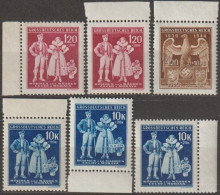 02/ Pof. 113-115, Border Stamps - Nuevos