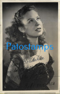 228297 ARTIST NILDA HOFMAN ARGENTINA SINGER OPERA SOPRANO AUTOGRAPH 11.5 X 17.5 CM PHOTO NO POSTAL POSTCARD - Other & Unclassified