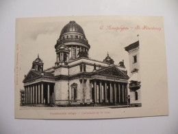 A547 . CPA. RUSSIE. St.Pétersbourg. Cathédrale De St.Issac .. Beau Plan .  Non écrite - Russia