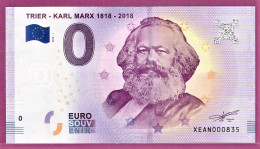 0-Euro XEAN 2018-1 TRIER - KARL MARX 1818 - 2018  H1 - Privatentwürfe