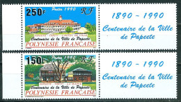 Polynésie N°Y&T 358 à 359 Centenaire De Papeete Neufs Sans Charnière Très Frais - Neufs
