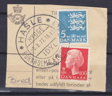 Denmark 1976 Mi. 291, 624 Margrethe II. Sonderstempel 'Hygge - Idyl Bornholm ældste Købsted' HASLE 1977 Clip (Cz. Slania - Usati