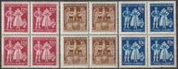 05/ Pof. 113-115, 4-blocks - Unused Stamps