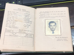 SOUTH VIET NAM -OLD-ID PASSPORT-name-NGUYEN VAN TUOI-1967-1pcs Book - Collezioni