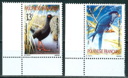 Polynésie N°Y&T 360 à 361 Oiseaux Neufs Sans Charnière Très Frais - Unused Stamps