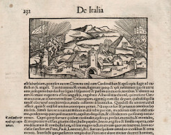 ST-IT ROMA Il Sacco Di Roma & Guerra Contro I Veneti 1550 Sebastian Münster Cosmographia Universalis - Prints & Engravings