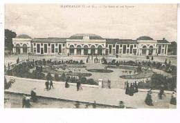 47MARMANDE LA GARE ET SON SQUARE  1910 - Marmande