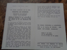 Doodsprentje/Bidprentje  THEOFIEL DE CONINCK   Machelen-Leie 1906-1984 Gent  (Wdr Celina-Alice GOEMAERE) - Religion & Esotericism