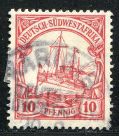 REF093 > COLONIES ALLEMANDE - AFRIQUE SUD OUEST < Yv N° 28 Ø < Oblitéré Dos Visible - Used Ø - Deutsch-Südwestafrika