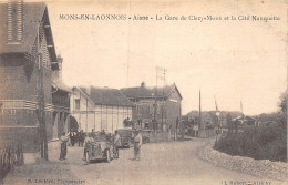 P-24-Mi-Is-744 : MONS-EN-LAONNOIS. LA GARE DE CLACY ET LA CITE NANQUETTE - Altri & Non Classificati