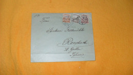 ENVELOPPE ANCIENNE DE 1927../ CACHETS BUDAPEST 62 POUR RORSCHACH SUISSE + TIMBRES X3 DONT SURCHARGE KOZTARSASAG - Briefe U. Dokumente