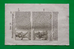 ST-IT ROMA La Genealogia Dei Cesari 1550 Sebastian Münster Cosmographia Universalis - Prenten & Gravure