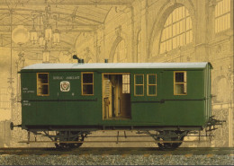 1990 Ganzsache PTT Bildpostkarte-Bahnpostwagen Zum: 217, 50 Cts. ⵙ 3030 BERN PTT MUSEUM 22.6.90 - Eisenbahnen