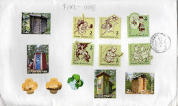 Philatelic Envelope With Stamps Sent From FINLAND To ITALY - Brieven En Documenten