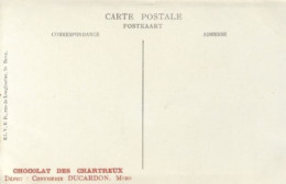 PUB - CHOCOLAT DES CHARTREUX - EXPOSITION DE BRUXELLES 1910 - Pavillon De La Ville De Liège. - Reclame