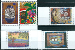 Polynésie N°Y&T 549 à 552 Et 555  Sujets Divers  Neufs Sans Charnière Très Frais 2 Scans - Unused Stamps