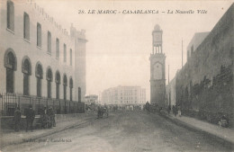 Maroc Casablanca Nouvelle Ville CPA Carte écrite En 1917 - Casablanca