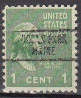 USA LOCAL Precancel/Vorausentwertung/Preo From MAINE - Ocean Park Type 734 - Préoblitérés