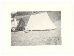Photo Camping / Tente, Renault 4 CV, Saint Pierre De Chartreuse 1957 - Places