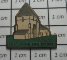 2222 Pin's Pins / Beau Et Rare / VILLES / ST PIERREMONT JEUNESSE ARDENNES - Cities