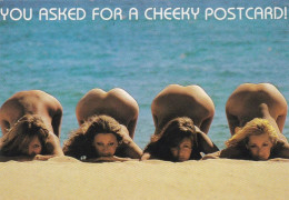 Saucy Devon, Nude Girls, You Asked For A Cheeky Postcard - Unused Saucy Postcard - SDev - Other & Unclassified
