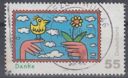 Deutschland Mi.Nr.2663  Grußmarke - Danke - Used Stamps