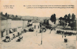 54 - LUNEVILLE _S28644_ Colonne De Dragons Et Son Convoi De Ravitaillement Passant Sur La Gd Place - Luneville