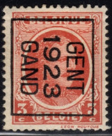 Typo 80B (GENT 1923 GAND) - O/used - Typografisch 1922-31 (Houyoux)