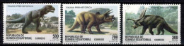 MTDR-BK2-029 MINT ¤ GUINEE ECUATORIAL 1994 3w In Serie ¤DINOSAURS - PREHISTORICS - PRÉHISTORIQUES - DINO'S - PREHISTORIE - Prehistóricos