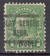 USA LOCAL Precancel/Vorausentwertung/Preo From NEBRASKA - Clay Center Type 212 - A NEBRASKA OVERPRINT - Préoblitérés