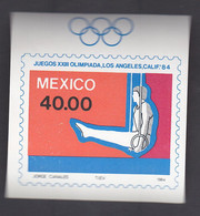 MEXIQUE BLOC Y & T 26  JEUX OLYMPIQUES LOS ANGELES GYMNASTIQUE ANNEAUX 1984 NEUF SANS CHARNIERES - Messico